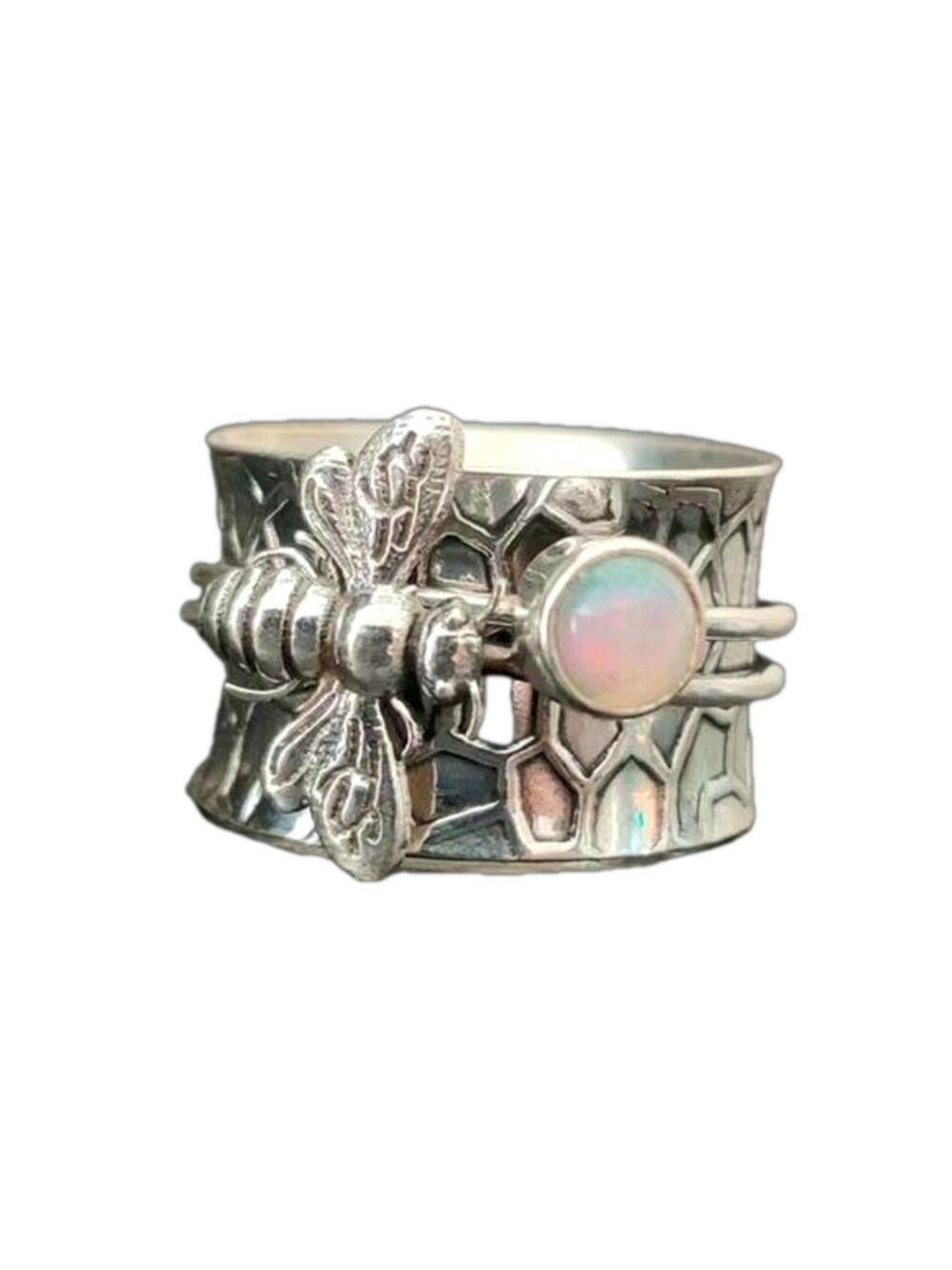 Bumble Bee Boho Band Ring #736